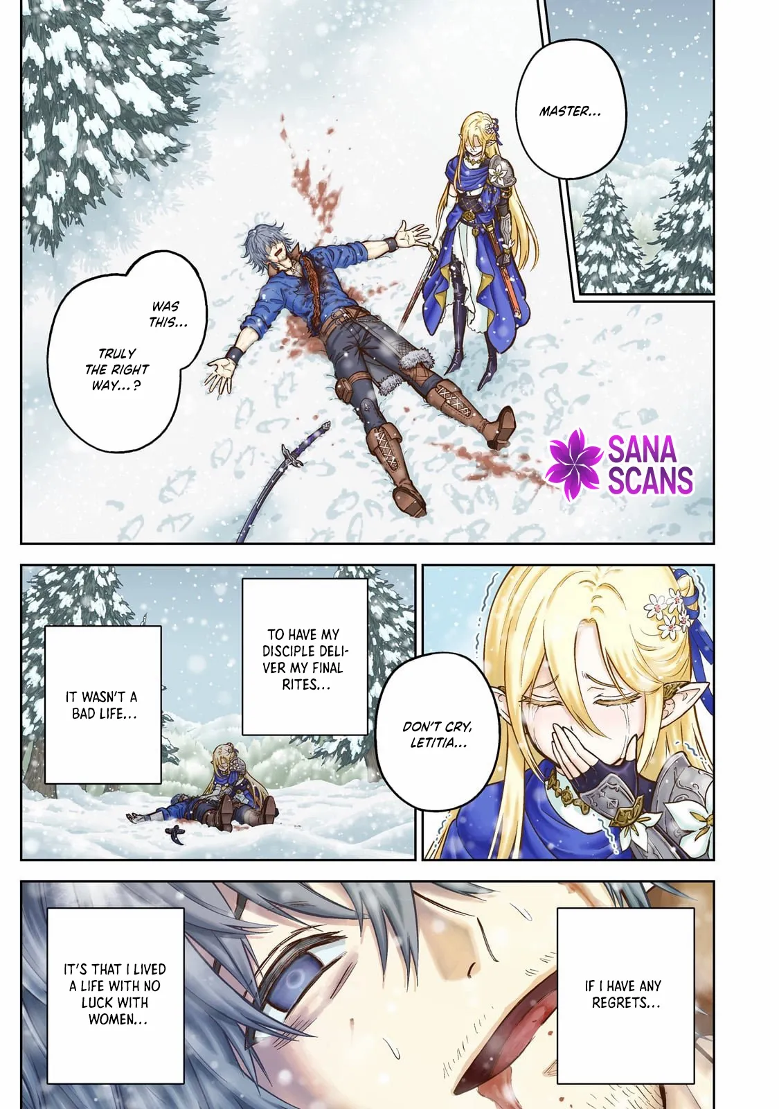 Sword Saint Reborn as a Maid, Ruling with a Broom. Chapter 1 page 1 - 