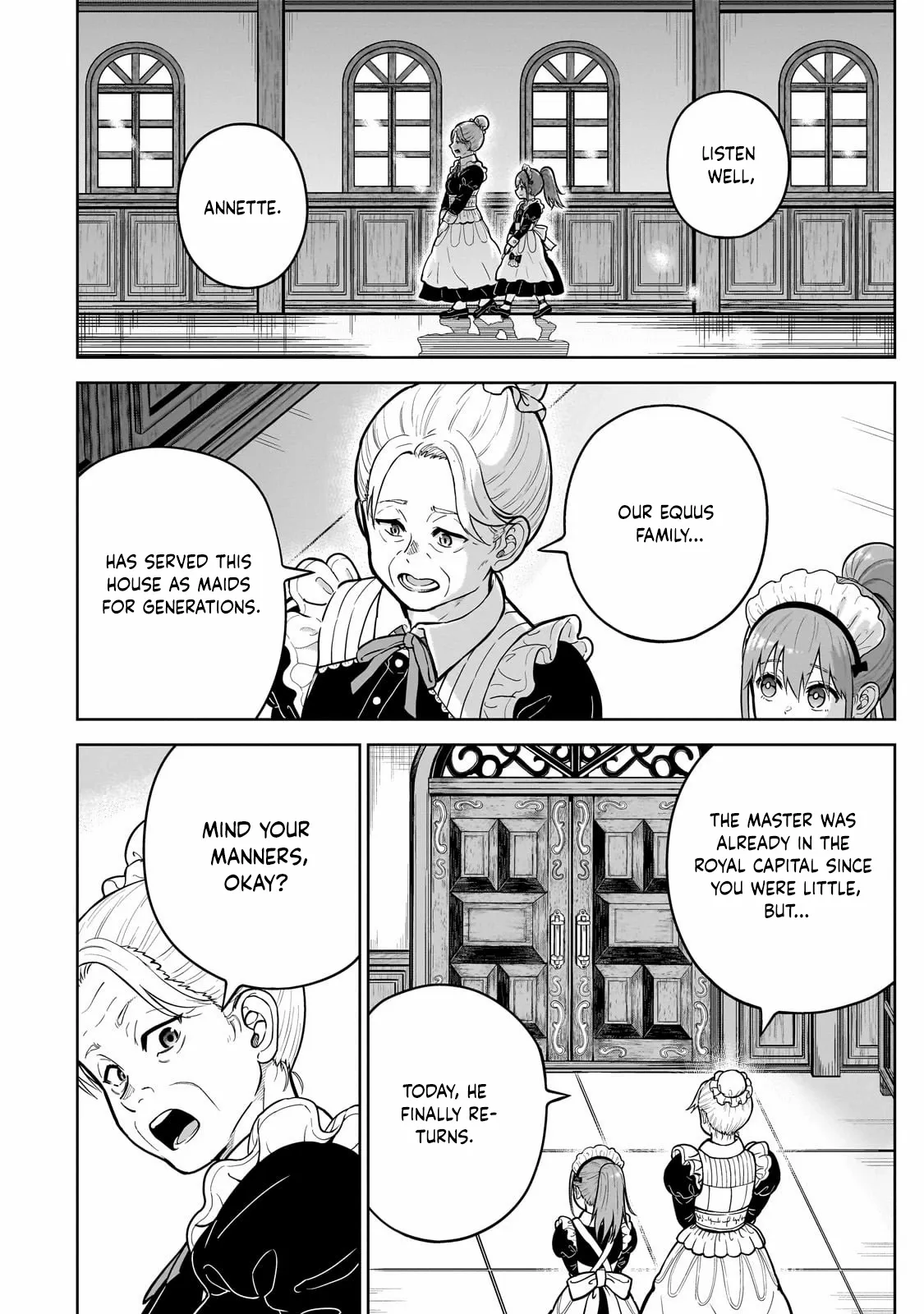 Sword Saint Reborn as a Maid, Ruling with a Broom. Chapter 1 page 21 - 