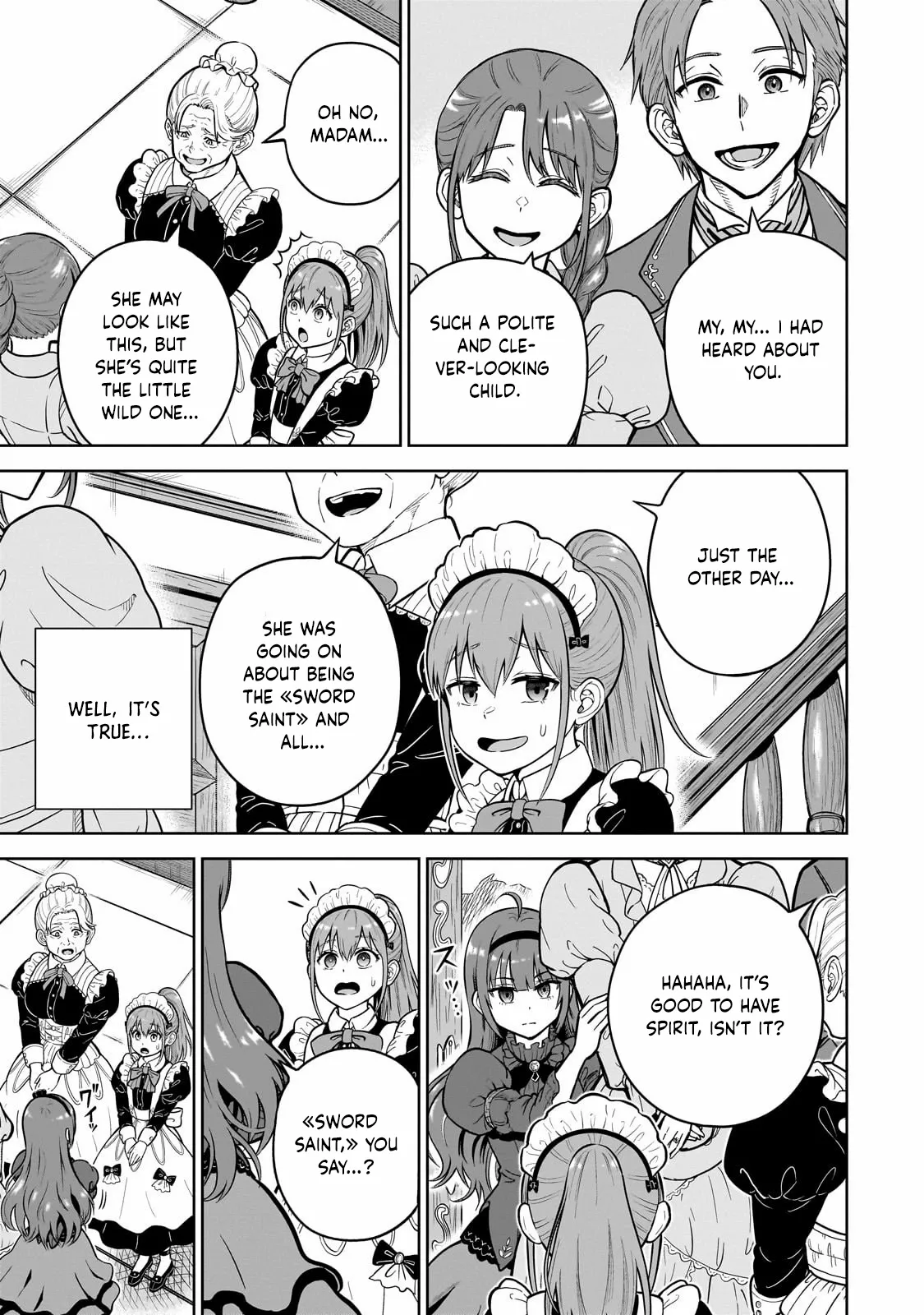 Sword Saint Reborn as a Maid, Ruling with a Broom. Chapter 1 page 28 - 