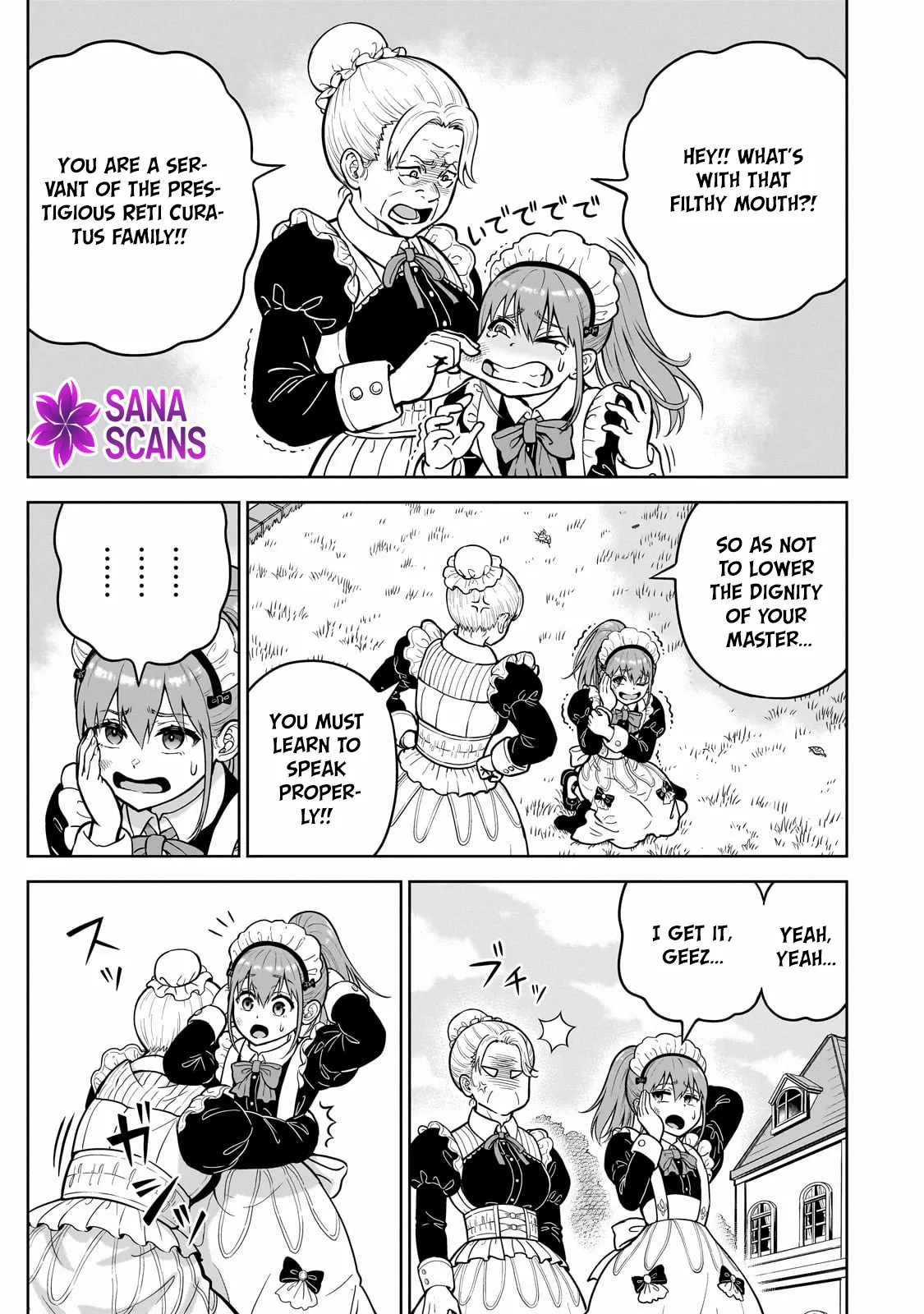 Sword Saint Reborn as a Maid, Ruling with a Broom. Chapter 1 page 8 - 