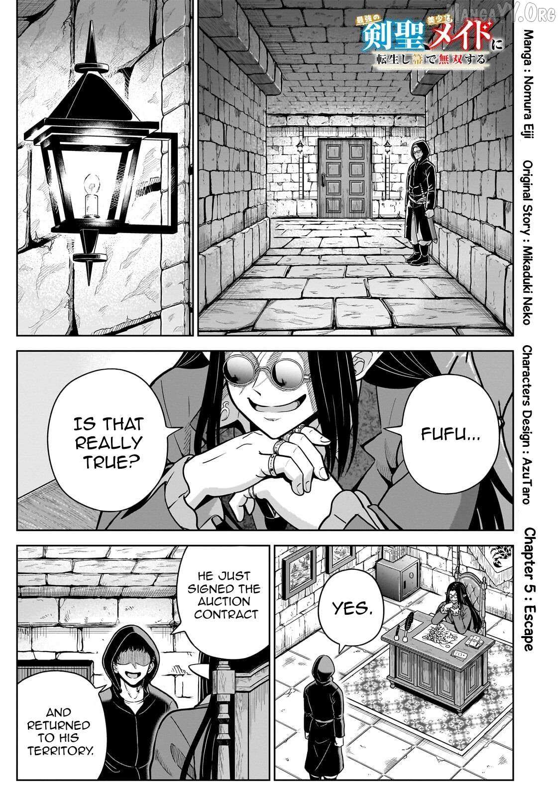 Sword Saint Reborn as a Maid, Ruling with a Broom. Chapter 5 page 1 - 
