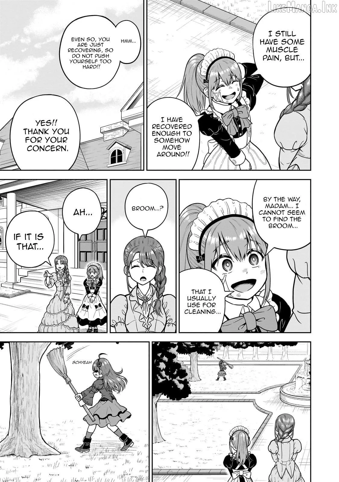 Sword Saint Reborn as a Maid, Ruling with a Broom. Chapter 8 page 29 - 
