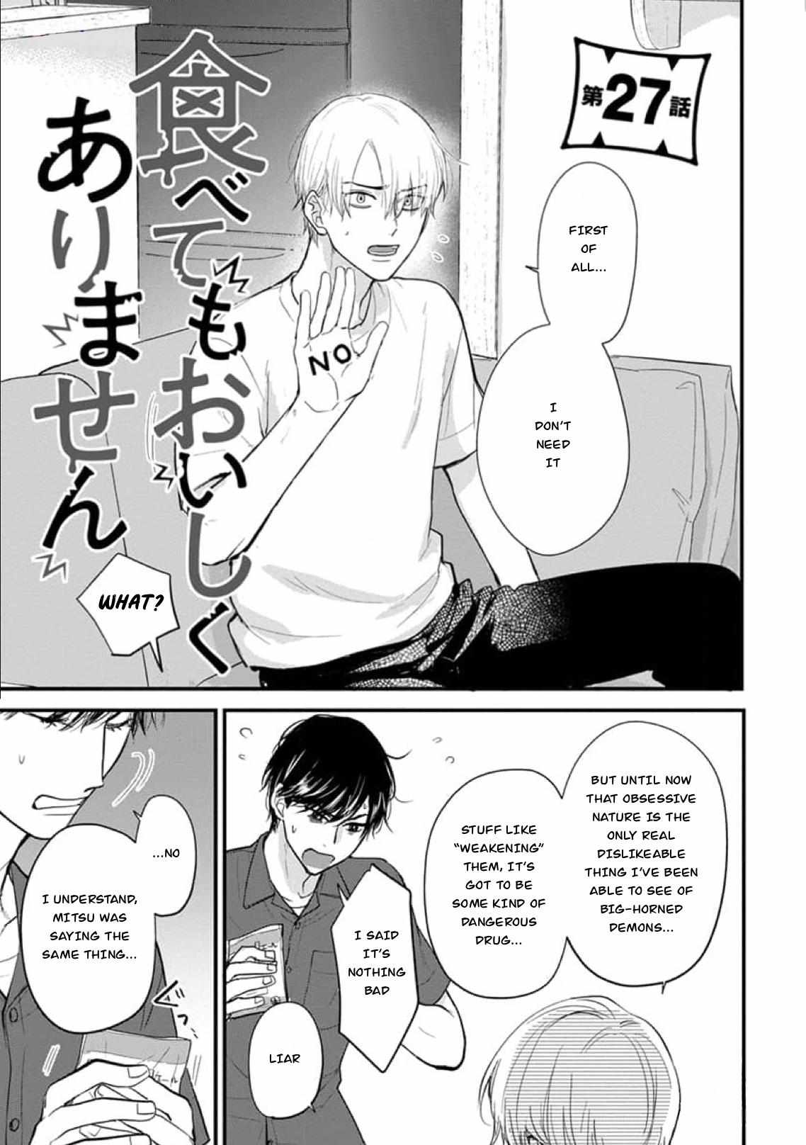 Tabetemo Oishiku Arimasen Chapter 27 page 3 - 