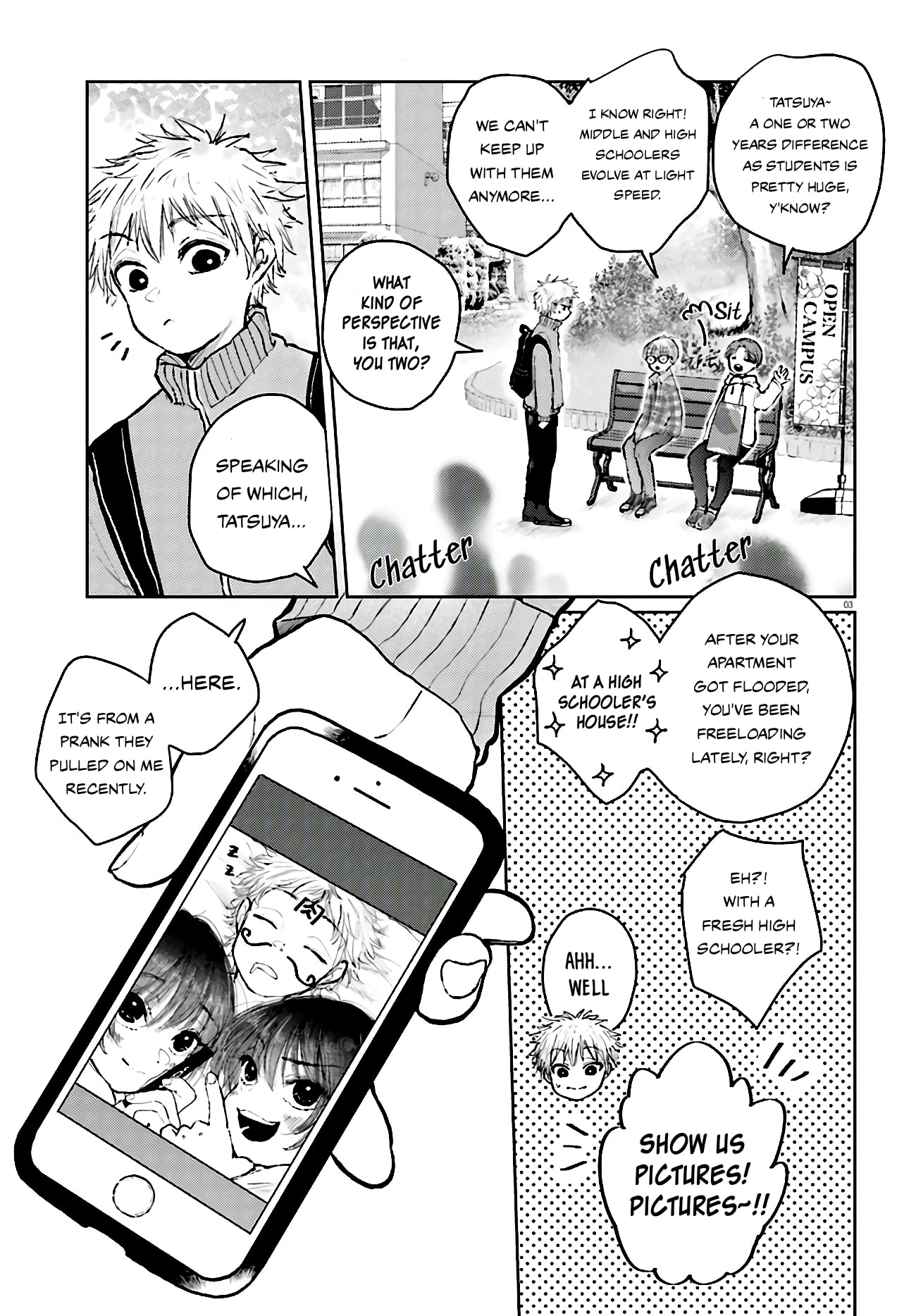 Tacchan, Docchi Toru? Chapter 3 page 3 - 