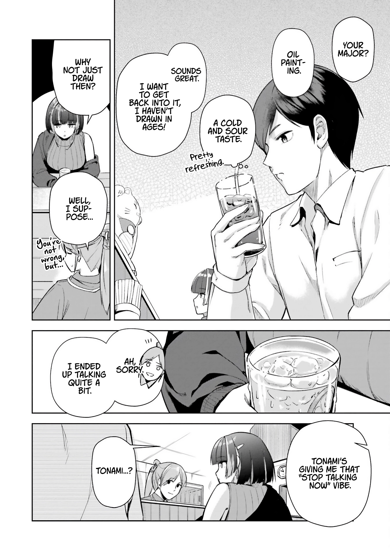 Tachi Nomi Izakaya De Kei Joshidaisei Ga Tonari Ni Kuru Hanashi Chapter 1 page 17 - 