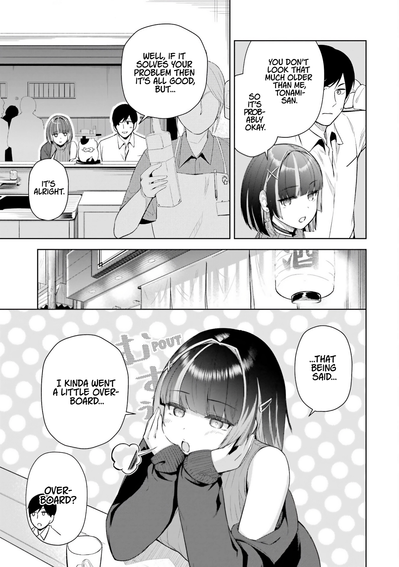 Tachi Nomi Izakaya De Kei Joshidaisei Ga Tonari Ni Kuru Hanashi Chapter 1 page 34 - 