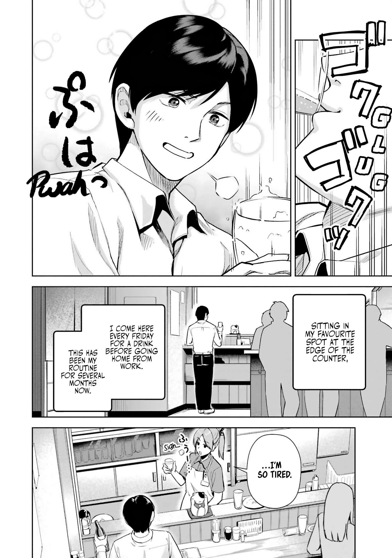 Tachi Nomi Izakaya De Kei Joshidaisei Ga Tonari Ni Kuru Hanashi Chapter 1 page 7 - 