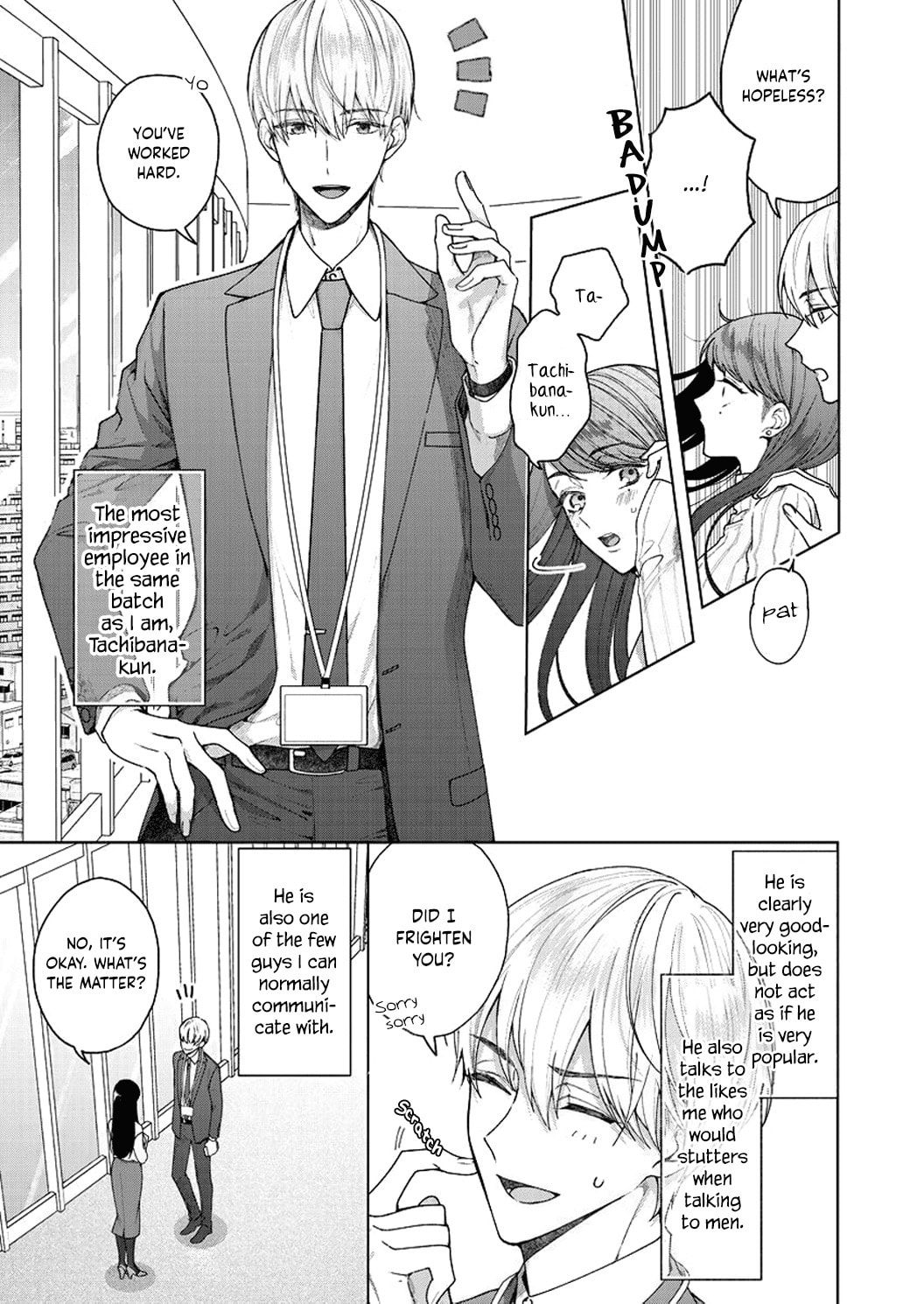 Tachibana-kun Daite Kudasai! Hajimete no Aite wa Douryou Ouji!? Chapter 1 page 11 - 