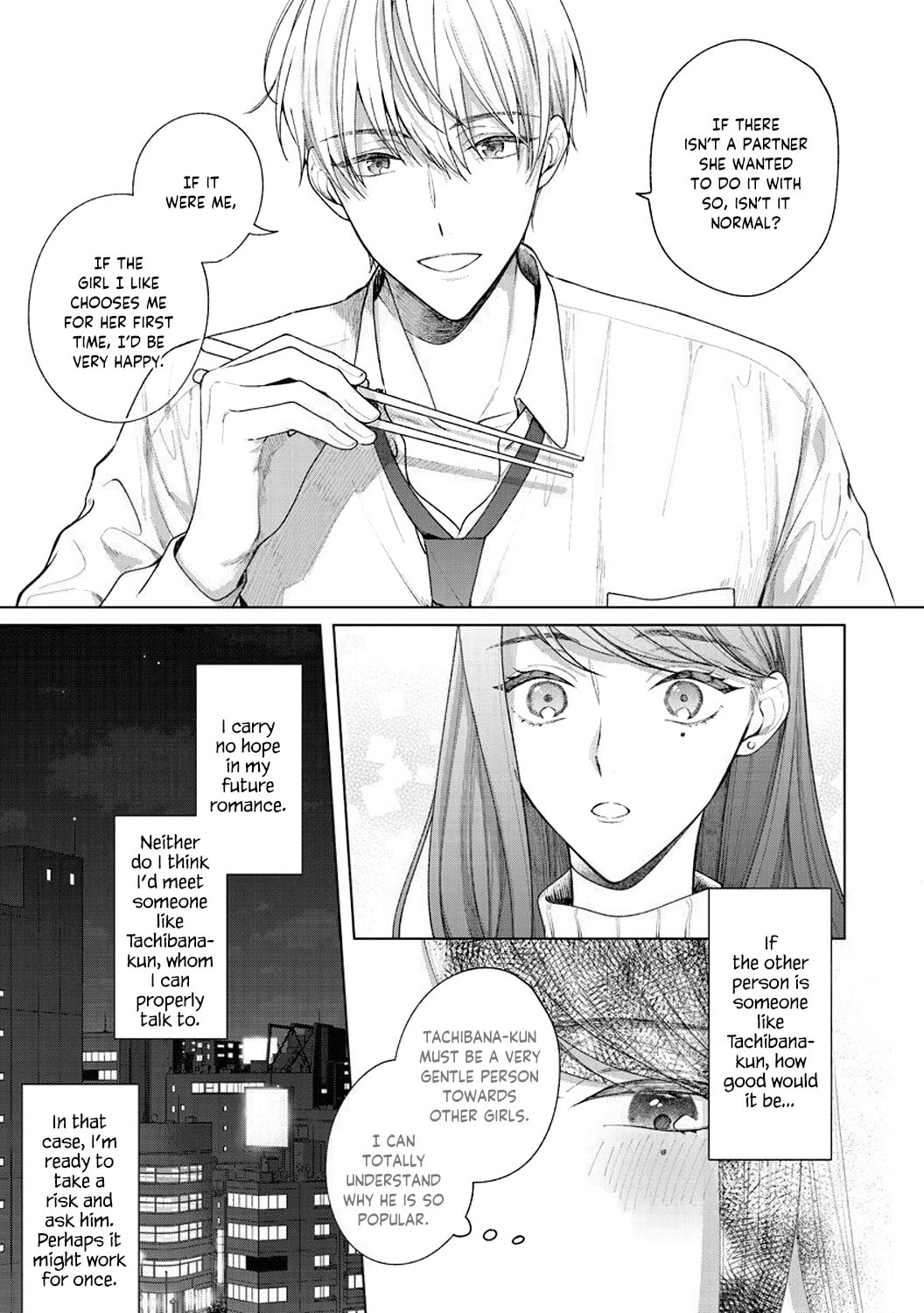 Tachibana-kun Daite Kudasai! Hajimete no Aite wa Douryou Ouji!? Chapter 1 page 19 - 