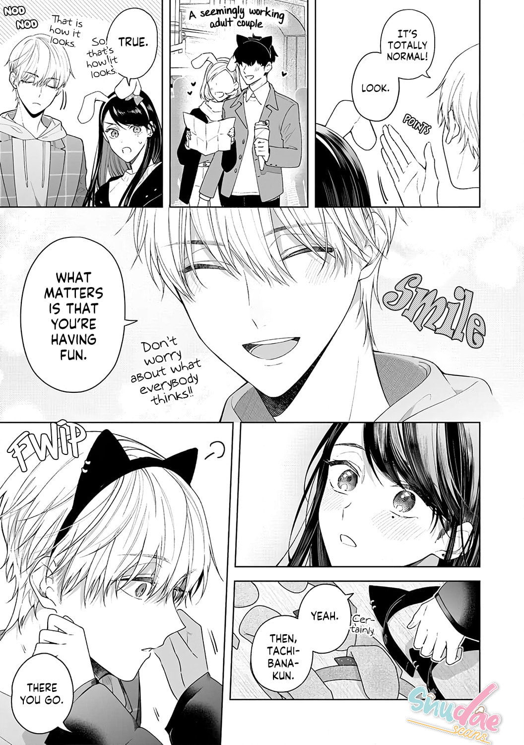 Tachibana-kun Daite Kudasai! Hajimete no Aite wa Douryou Ouji!? Chapter 8 page 12 - 