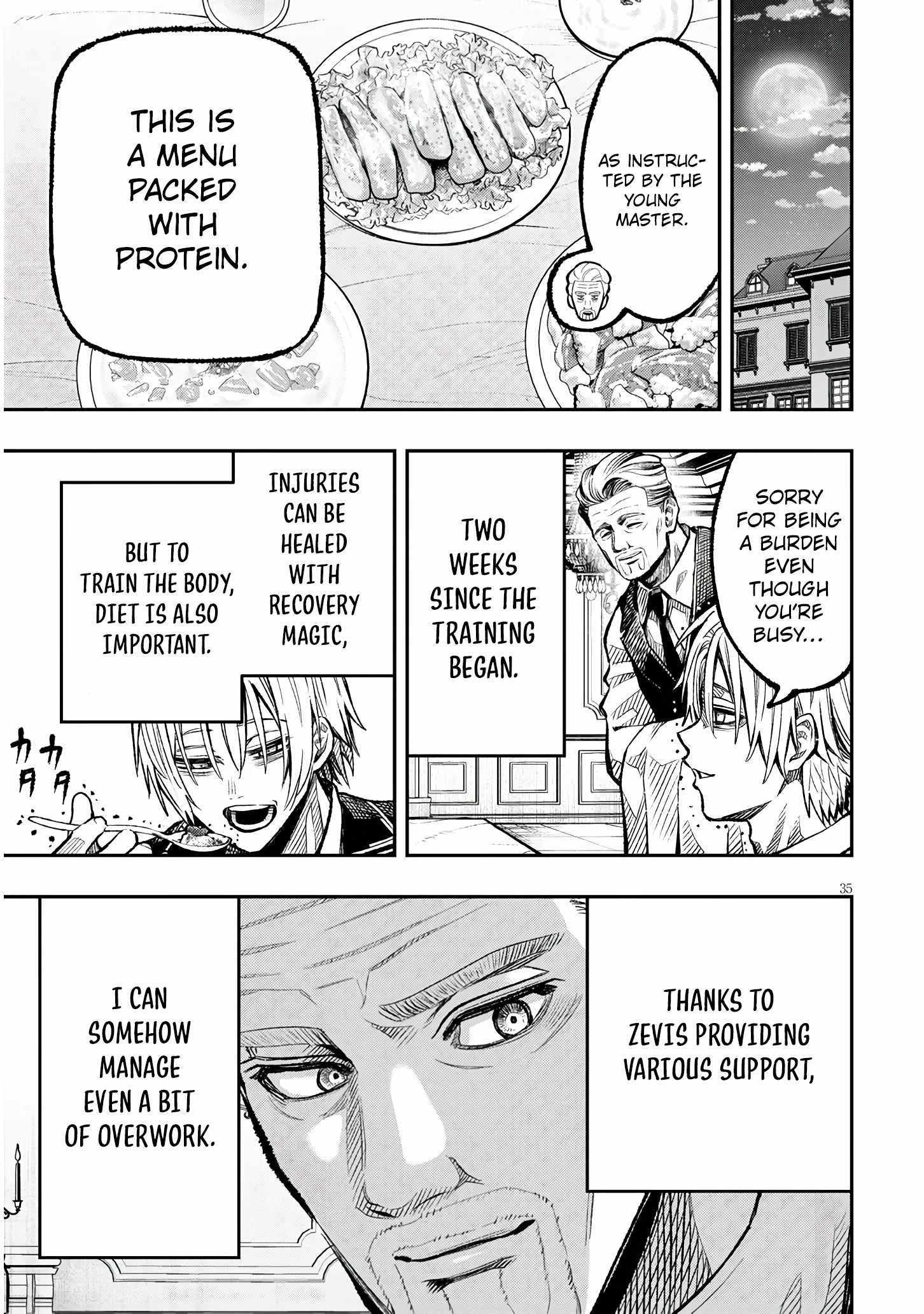Taida na Akujoku Kizoku ni Tensei shita Ore, Scenario o Bukkowashitara Kikakugai no Maryoku de Saikyou ni Natta Chapter 1 page 35 - 