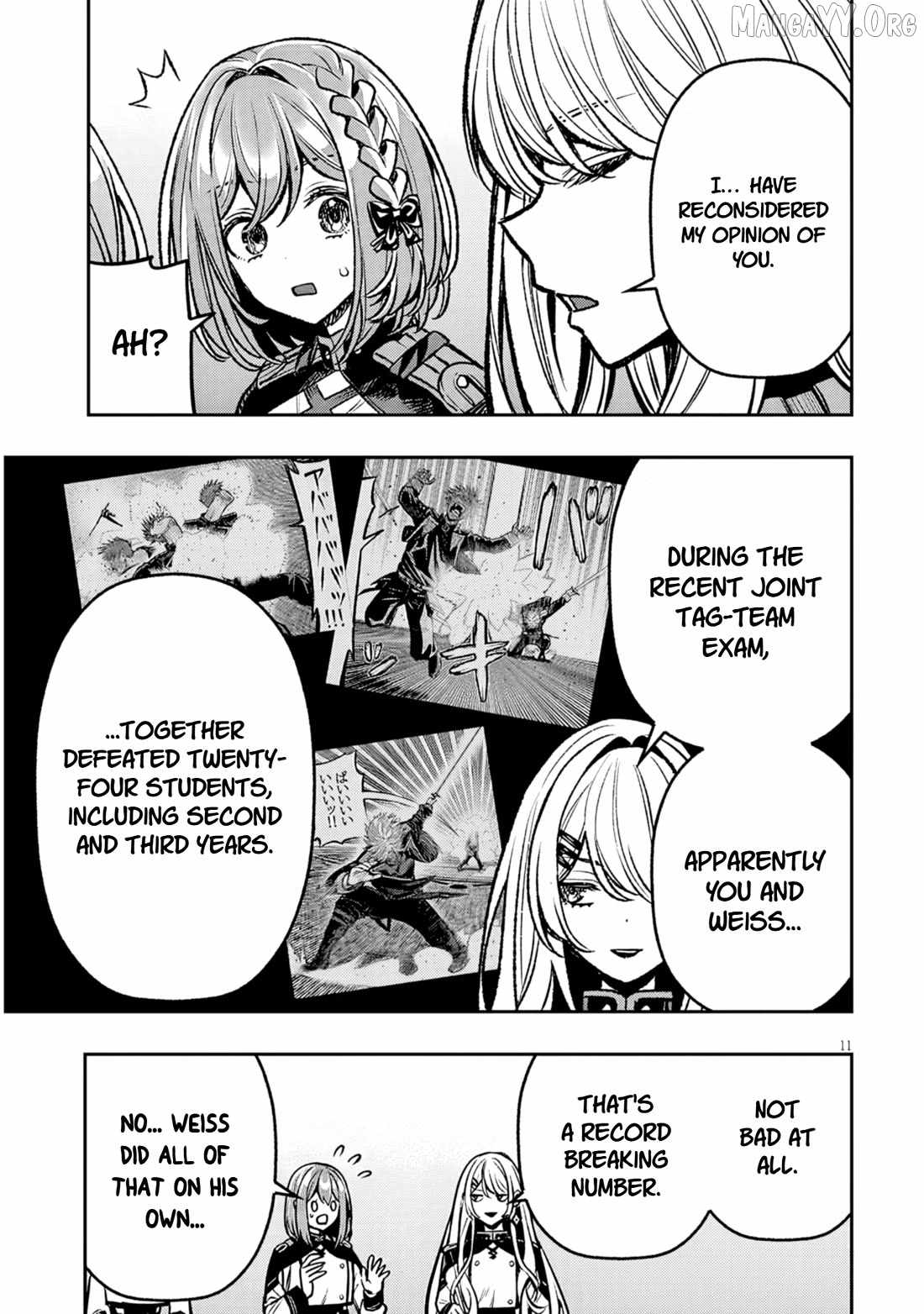 Taida na Akujoku Kizoku ni Tensei shita Ore, Scenario o Bukkowashitara Kikakugai no Maryoku de Saikyou ni Natta Chapter 15 page 11 - 