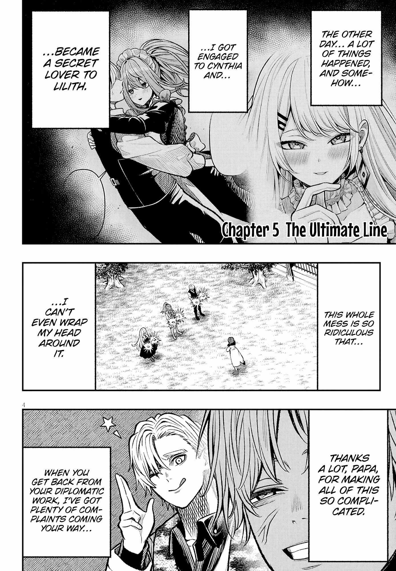 Taida na Akujoku Kizoku ni Tensei shita Ore, Scenario o Bukkowashitara Kikakugai no Maryoku de Saikyou ni Natta Chapter 5 page 4 - 