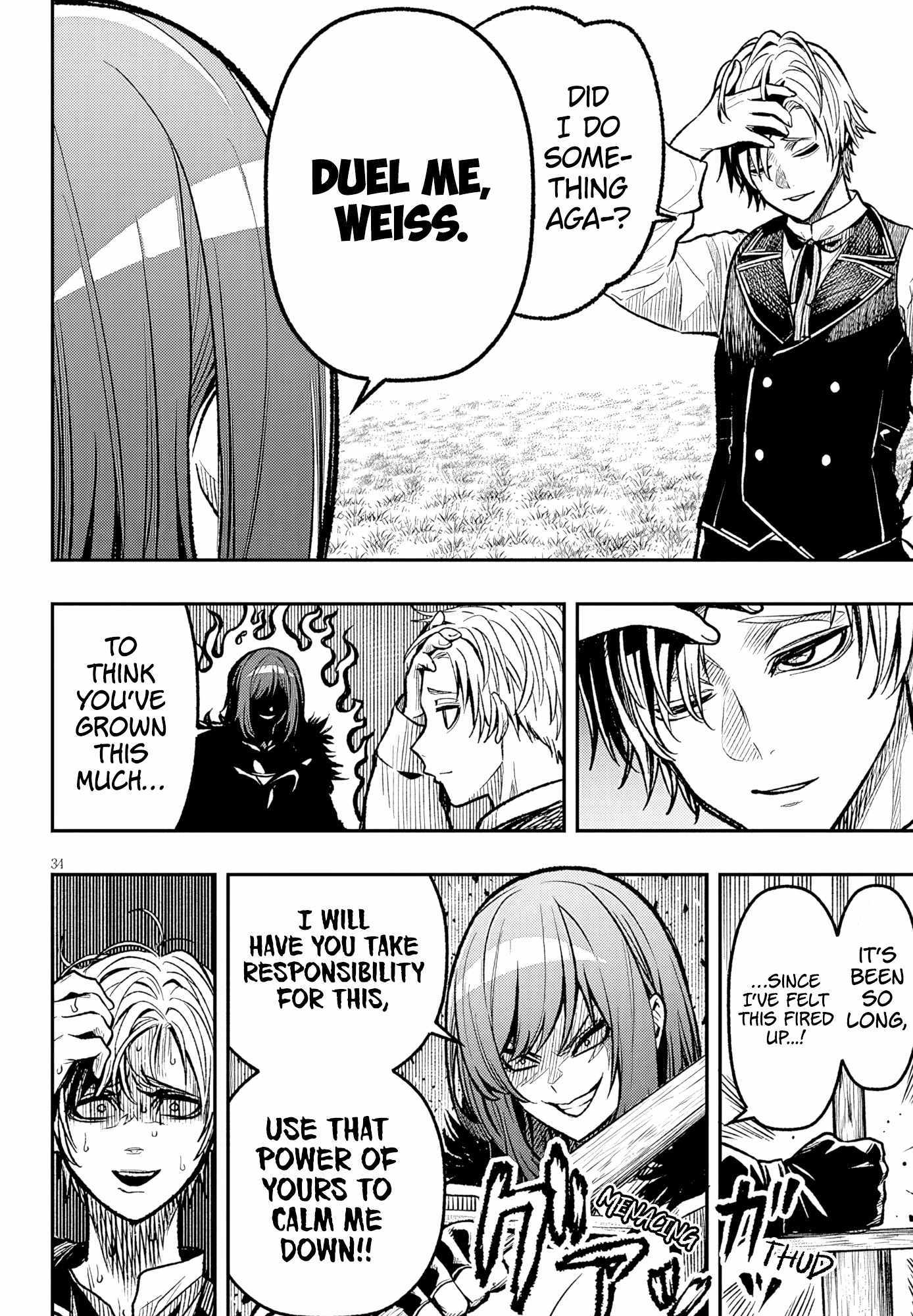 Taida na Akujoku Kizoku ni Tensei shita Ore, Scenario o Bukkowashitara Kikakugai no Maryoku de Saikyou ni Natta Chapter 5 page 34 - 