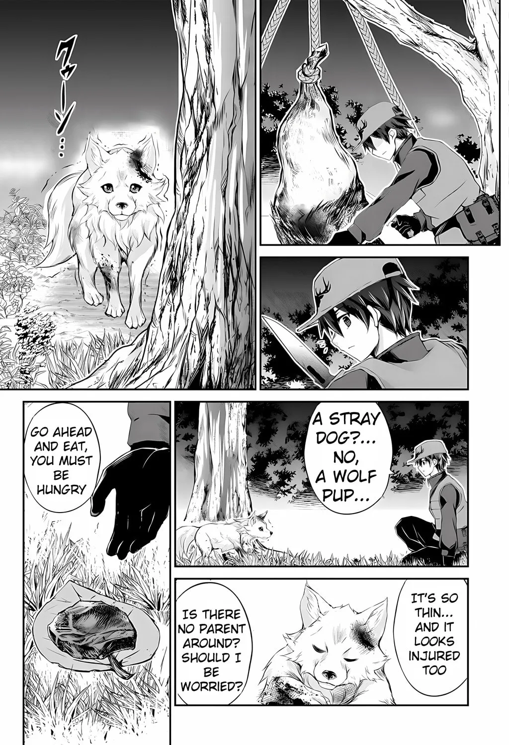 Take Good Care of What You Pick Up A Man Favored by a Wolf Pup - A Story of His Journey to Another World Chapter 1 page 13 - 