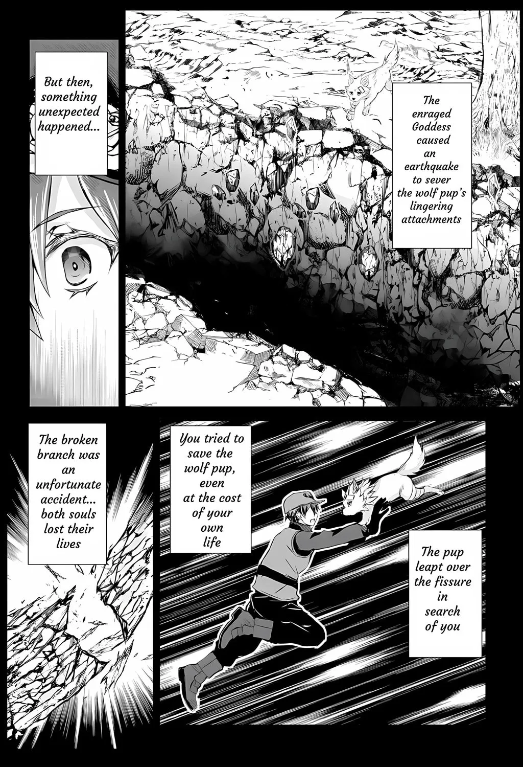 Take Good Care of What You Pick Up A Man Favored by a Wolf Pup - A Story of His Journey to Another World Chapter 1 page 43 - 