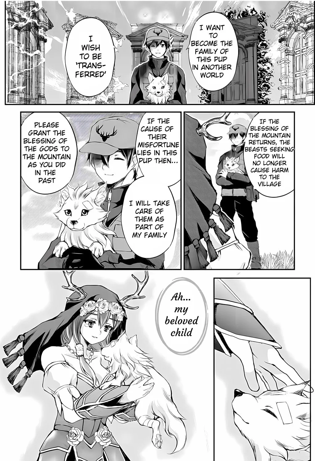 Take Good Care of What You Pick Up A Man Favored by a Wolf Pup - A Story of His Journey to Another World Chapter 1 page 51 - 
