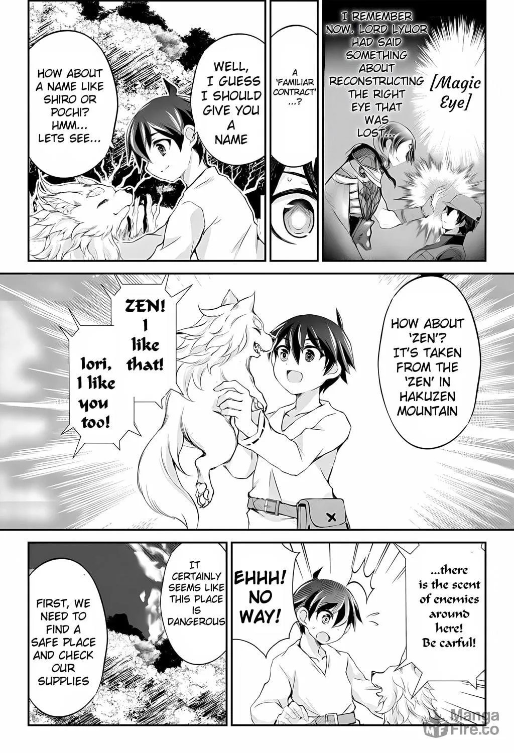 Take Good Care of What You Pick Up A Man Favored by a Wolf Pup - A Story of His Journey to Another World Chapter 1 page 65 - 