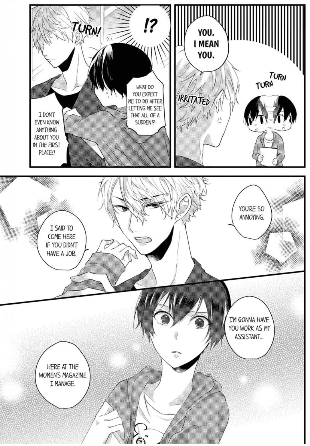 Take it All Off in Front of Me  On the Desk on the First Day on the Job/Official Chapter 1 page 18 - 