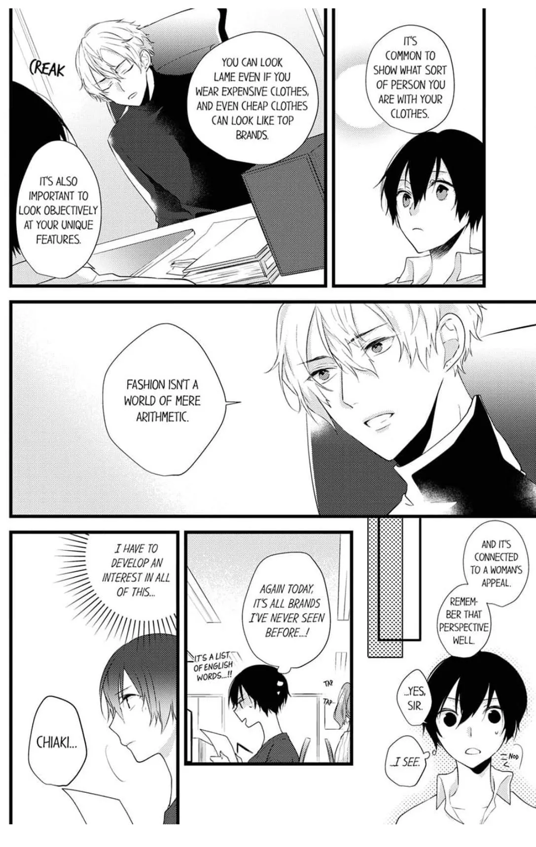 Take it All Off in Front of Me  On the Desk on the First Day on the Job/Official Chapter 2 page 11 - 