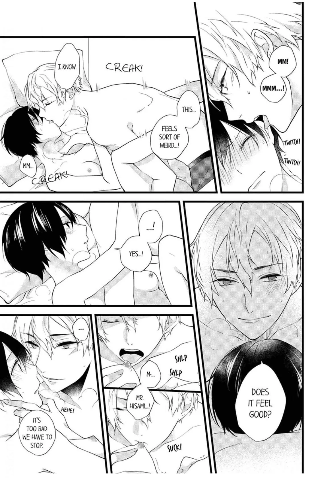 Take it All Off in Front of Me  On the Desk on the First Day on the Job/Official Chapter 2 page 22 - 
