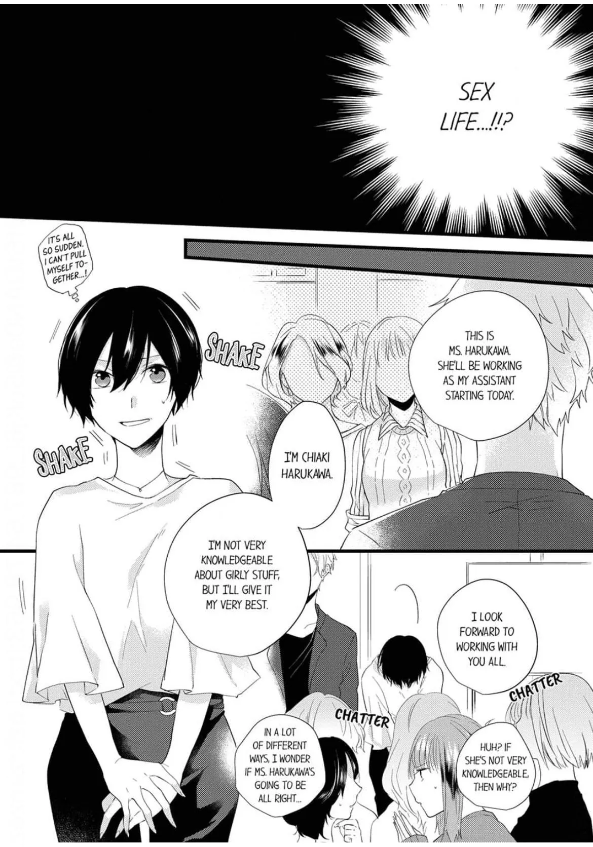 Take it All Off in Front of Me  On the Desk on the First Day on the Job/Official Chapter 2 page 6 - 