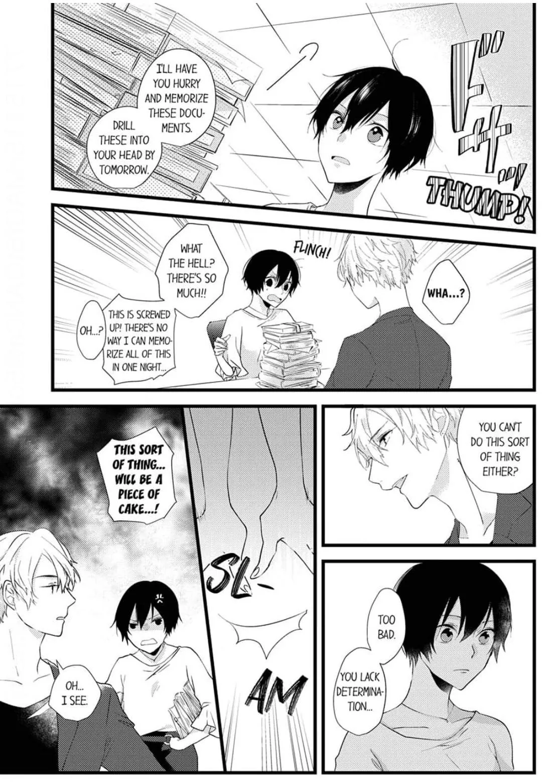 Take it All Off in Front of Me  On the Desk on the First Day on the Job/Official Chapter 2 page 8 - 