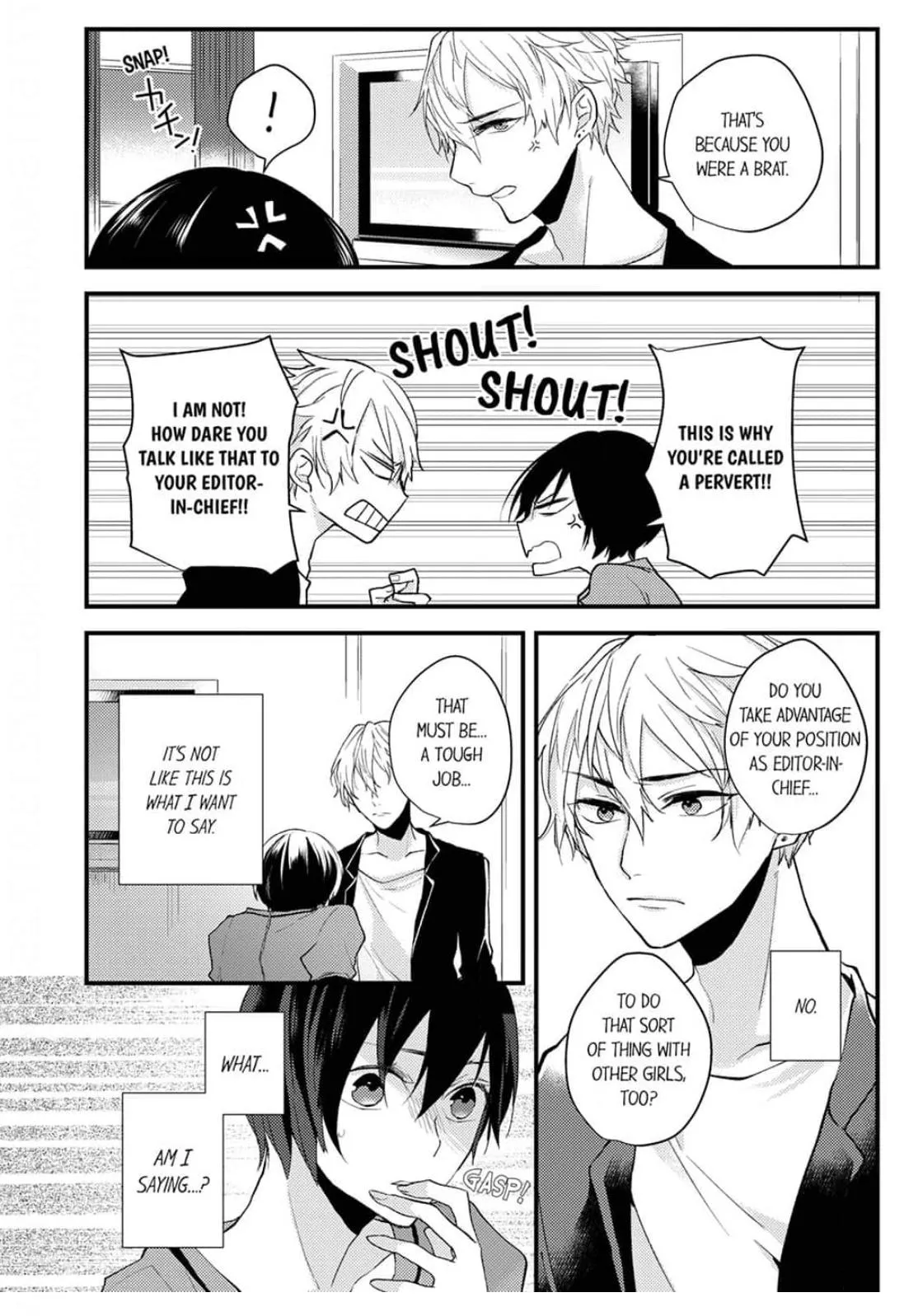 Take it All Off in Front of Me  On the Desk on the First Day on the Job/Official Chapter 3 page 17 - 