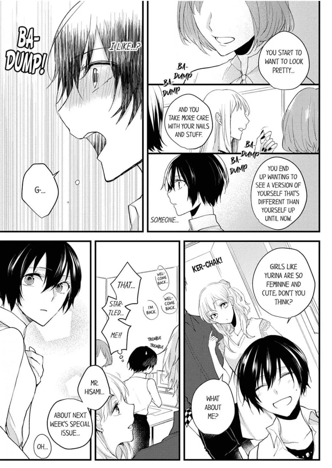 Take it All Off in Front of Me  On the Desk on the First Day on the Job/Official Chapter 3 page 8 - 