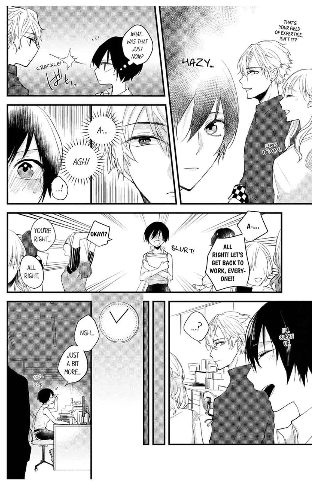 Take it All Off in Front of Me  On the Desk on the First Day on the Job/Official Chapter 3 page 9 - 