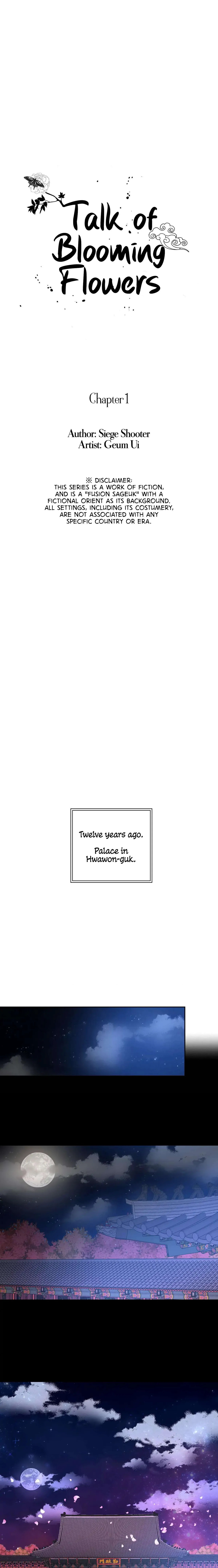 Talk of Blooming flowers Chapter 1 page 3 - 