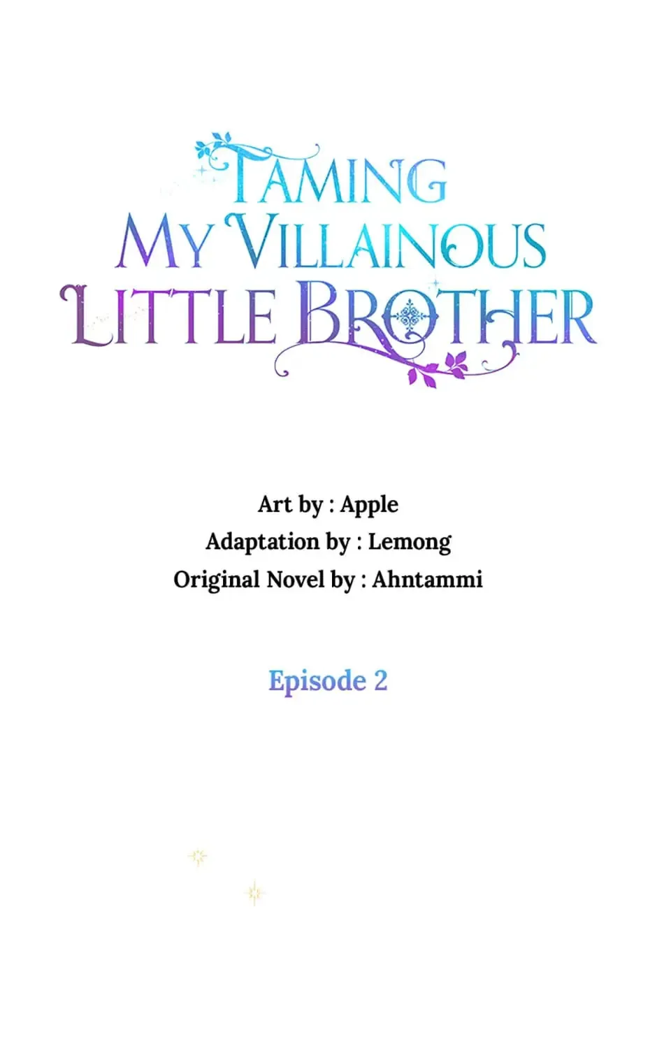 Taming My Villainous Little Brother Chapter 2 page 1 - 