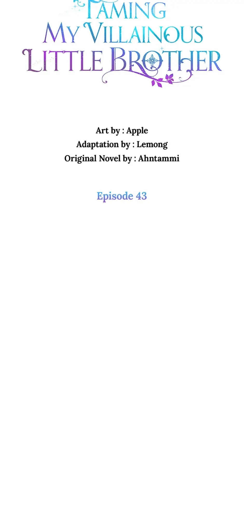 Taming My Villainous Little Brother Chapter 43 page 33 - 