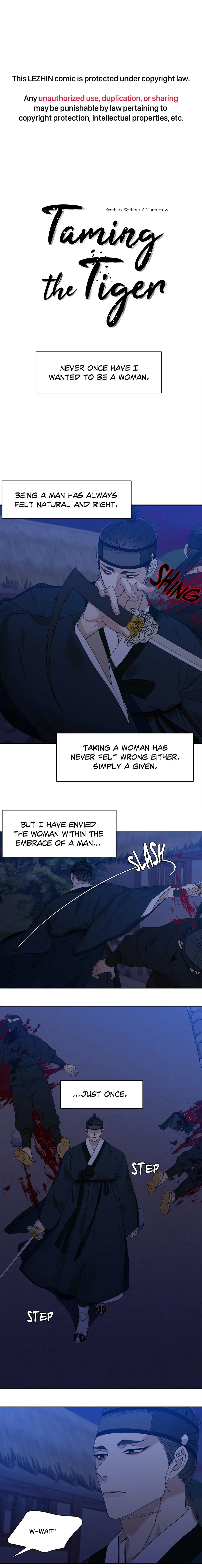 Taming the Tiger Chapter 14.1 page 1 - 