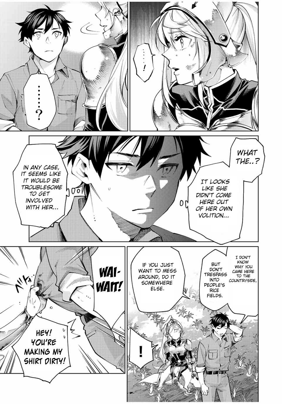 Tanbo de Hirotta Onna Kishi, Inaka de Ore no Yome da to Omowareteiru Chapter 1 page 15 - 