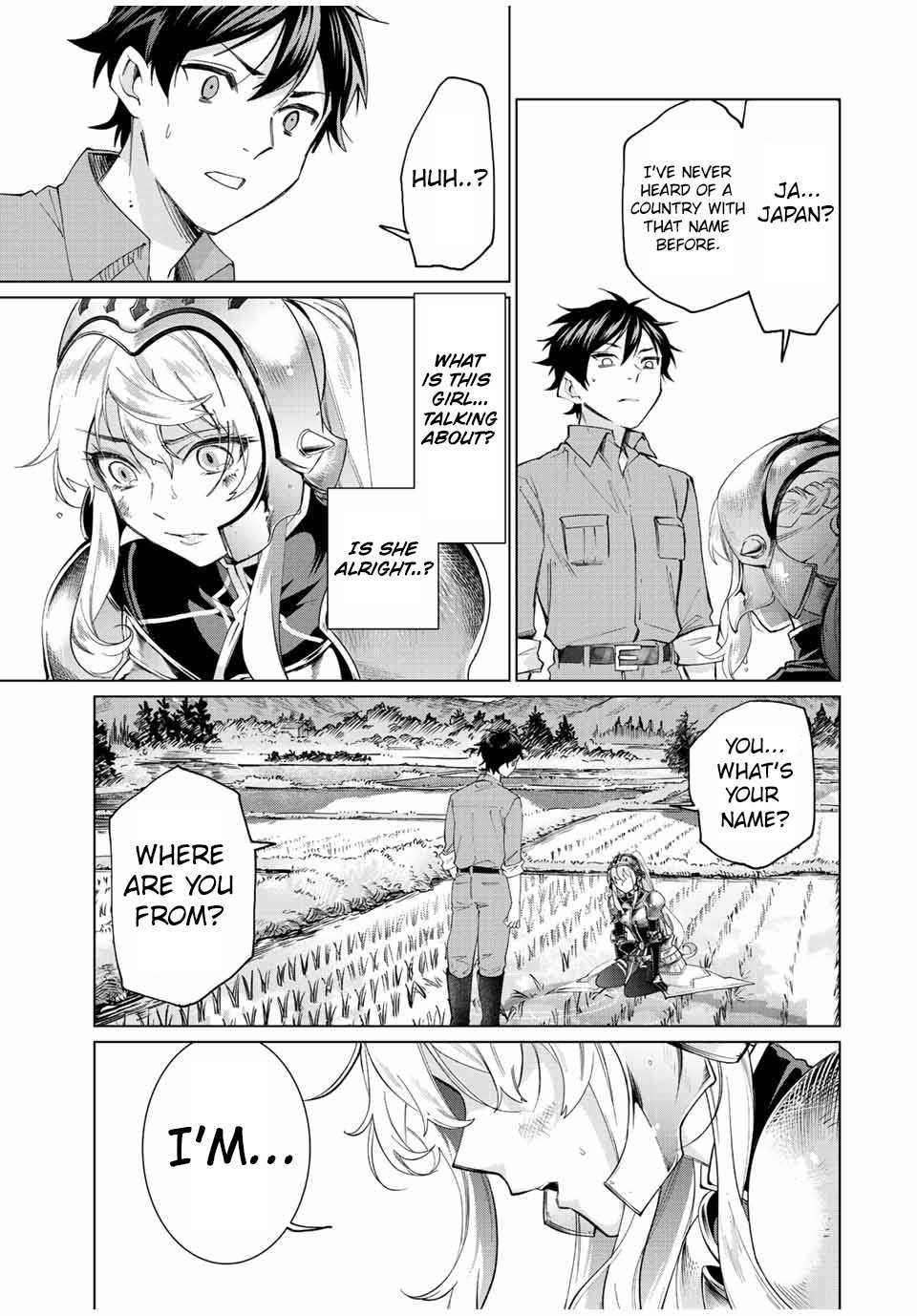Tanbo de Hirotta Onna Kishi, Inaka de Ore no Yome da to Omowareteiru Chapter 1 page 17 - 