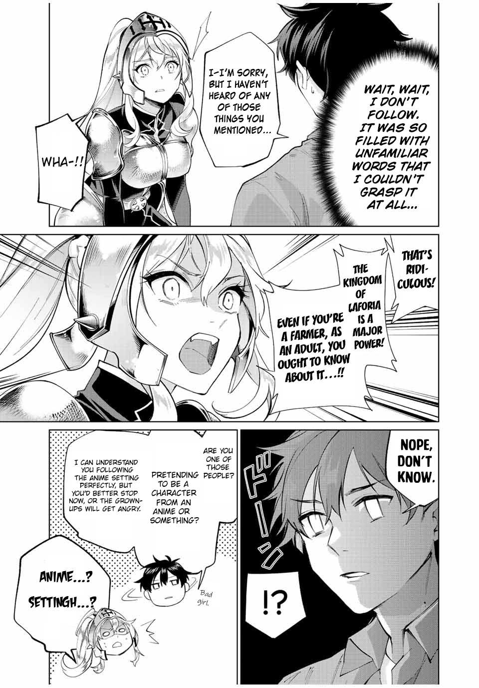 Tanbo de Hirotta Onna Kishi, Inaka de Ore no Yome da to Omowareteiru Chapter 1 page 19 - 