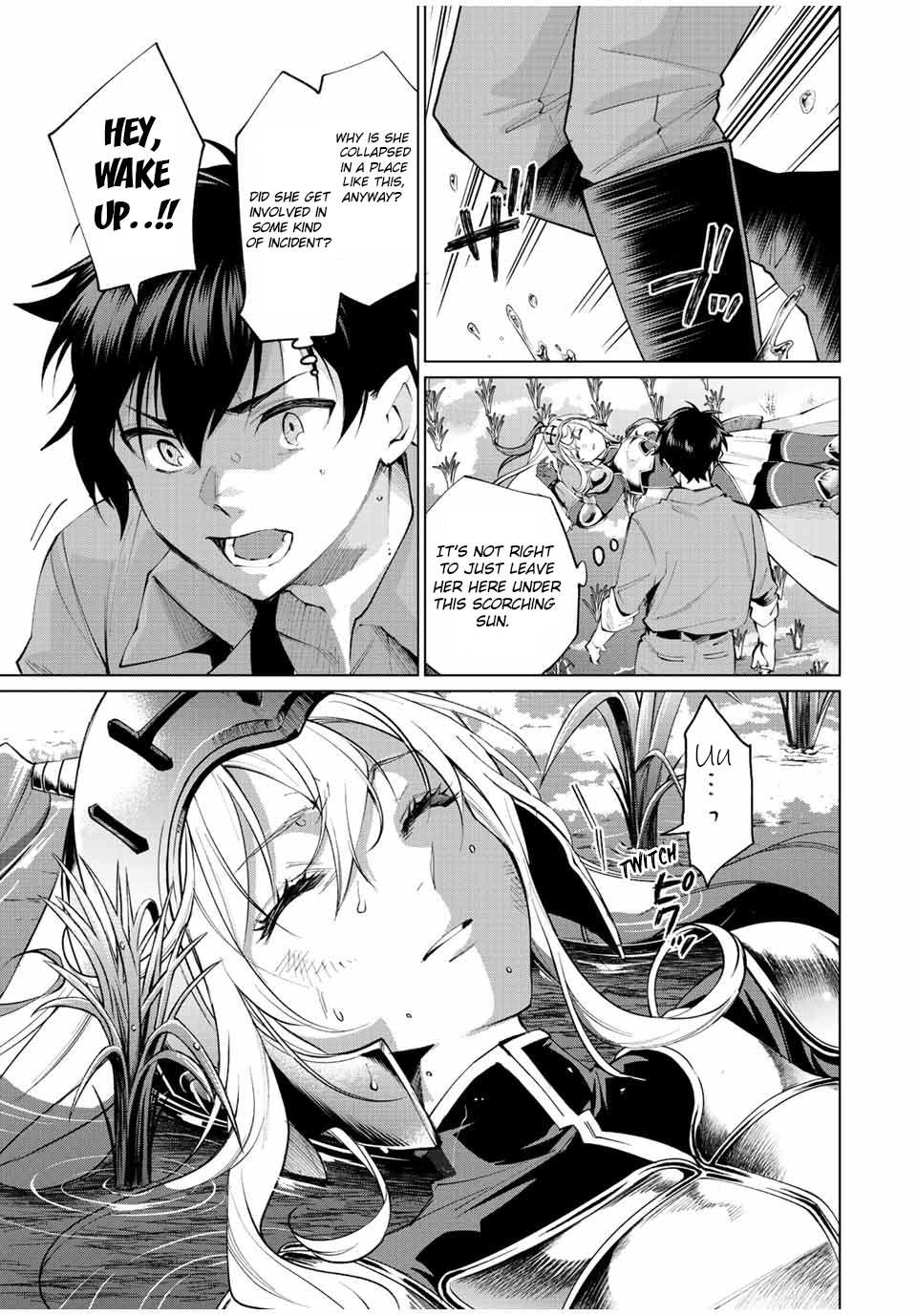 Tanbo de Hirotta Onna Kishi, Inaka de Ore no Yome da to Omowareteiru Chapter 1 page 9 - 