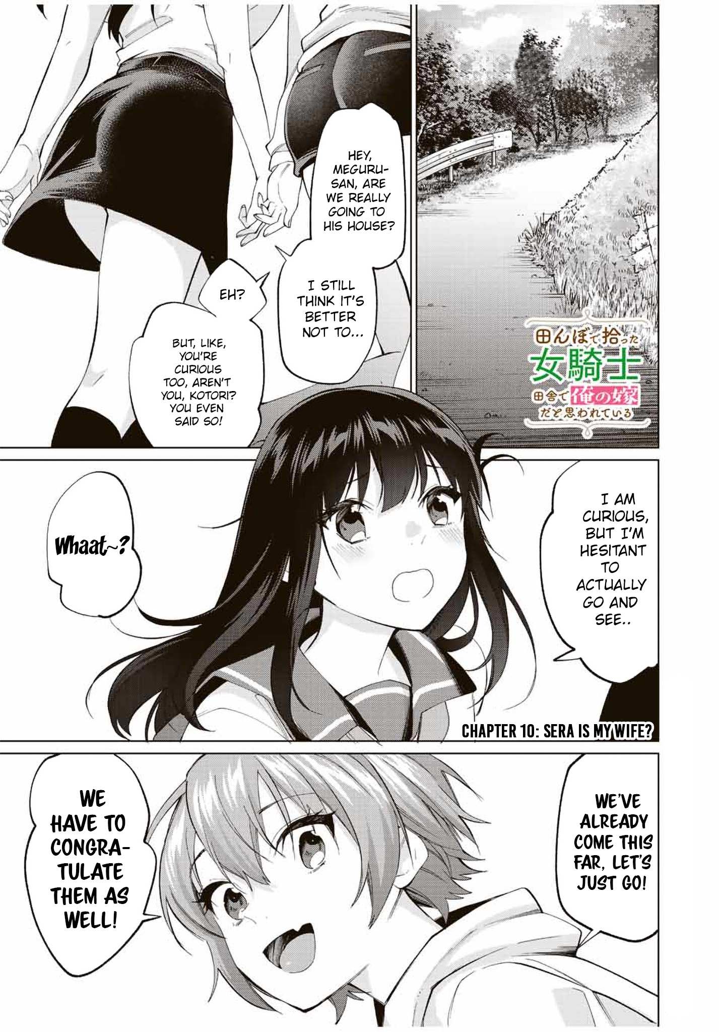 Tanbo de Hirotta Onna Kishi, Inaka de Ore no Yome da to Omowareteiru Chapter 10 page 2 - 