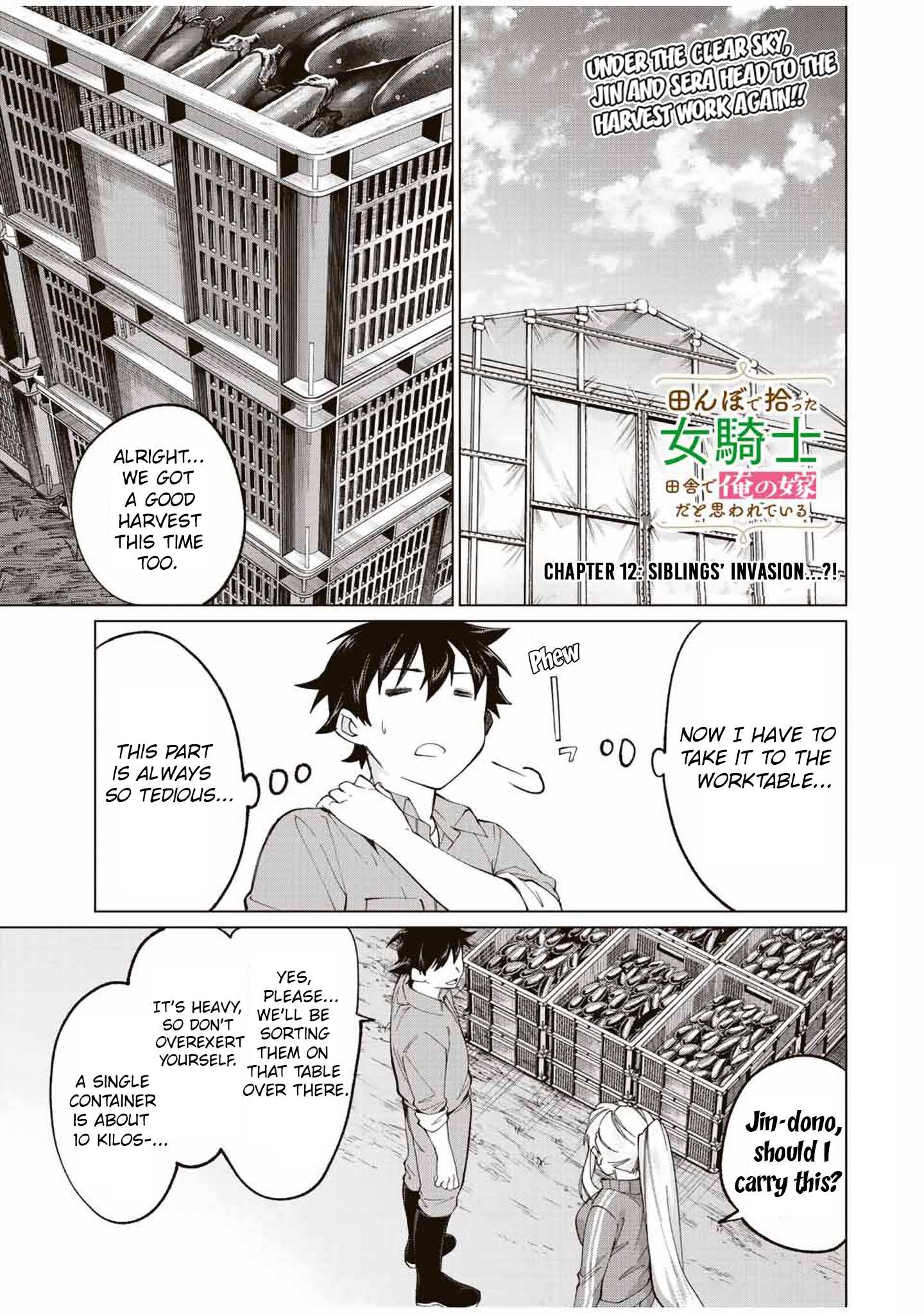 Tanbo de Hirotta Onna Kishi, Inaka de Ore no Yome da to Omowareteiru Chapter 12 page 2 - 