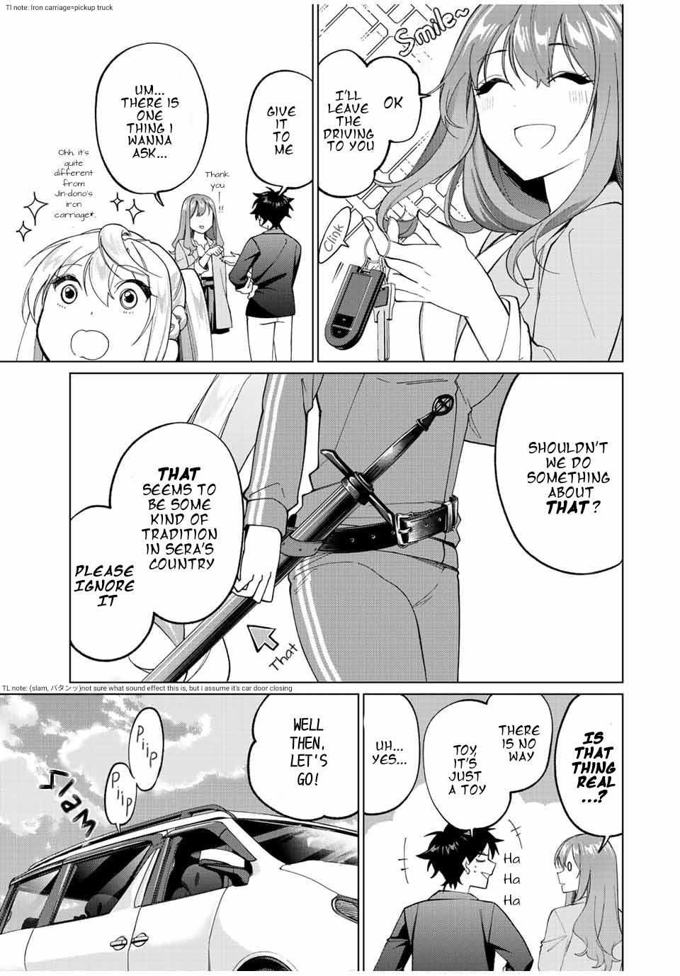 Tanbo de Hirotta Onna Kishi, Inaka de Ore no Yome da to Omowareteiru Chapter 13 page 9 - 