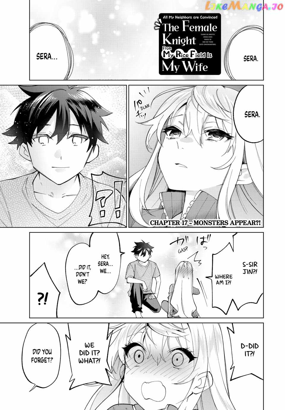 Tanbo de Hirotta Onna Kishi, Inaka de Ore no Yome da to Omowareteiru Chapter 17 page 1 - 