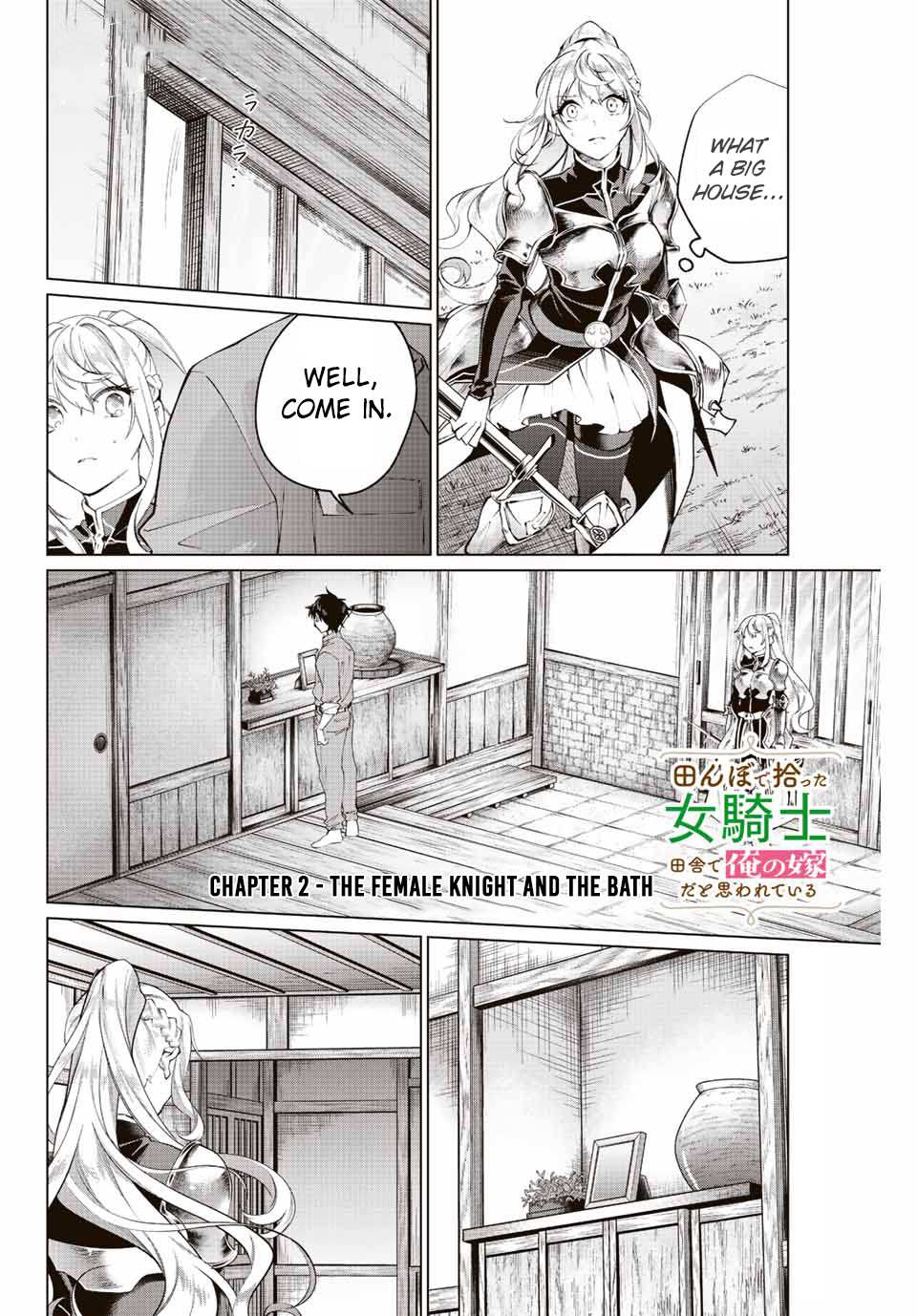Tanbo de Hirotta Onna Kishi, Inaka de Ore no Yome da to Omowareteiru Chapter 2 page 1 - 