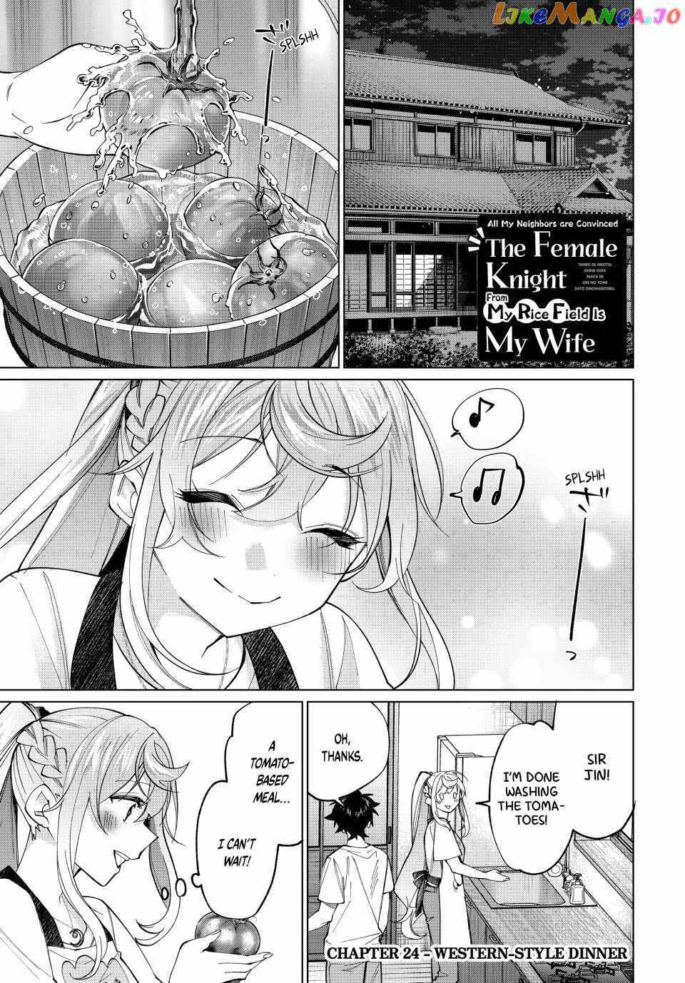 Tanbo de Hirotta Onna Kishi, Inaka de Ore no Yome da to Omowareteiru Chapter 24 page 3 - 