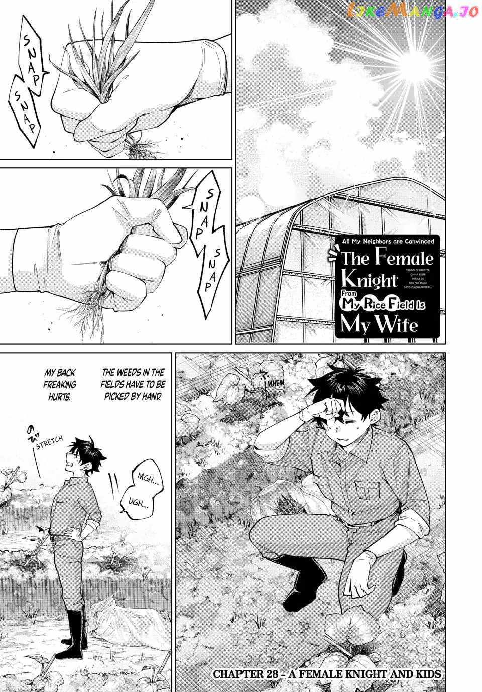 Tanbo de Hirotta Onna Kishi, Inaka de Ore no Yome da to Omowareteiru Chapter 28 page 2 - 