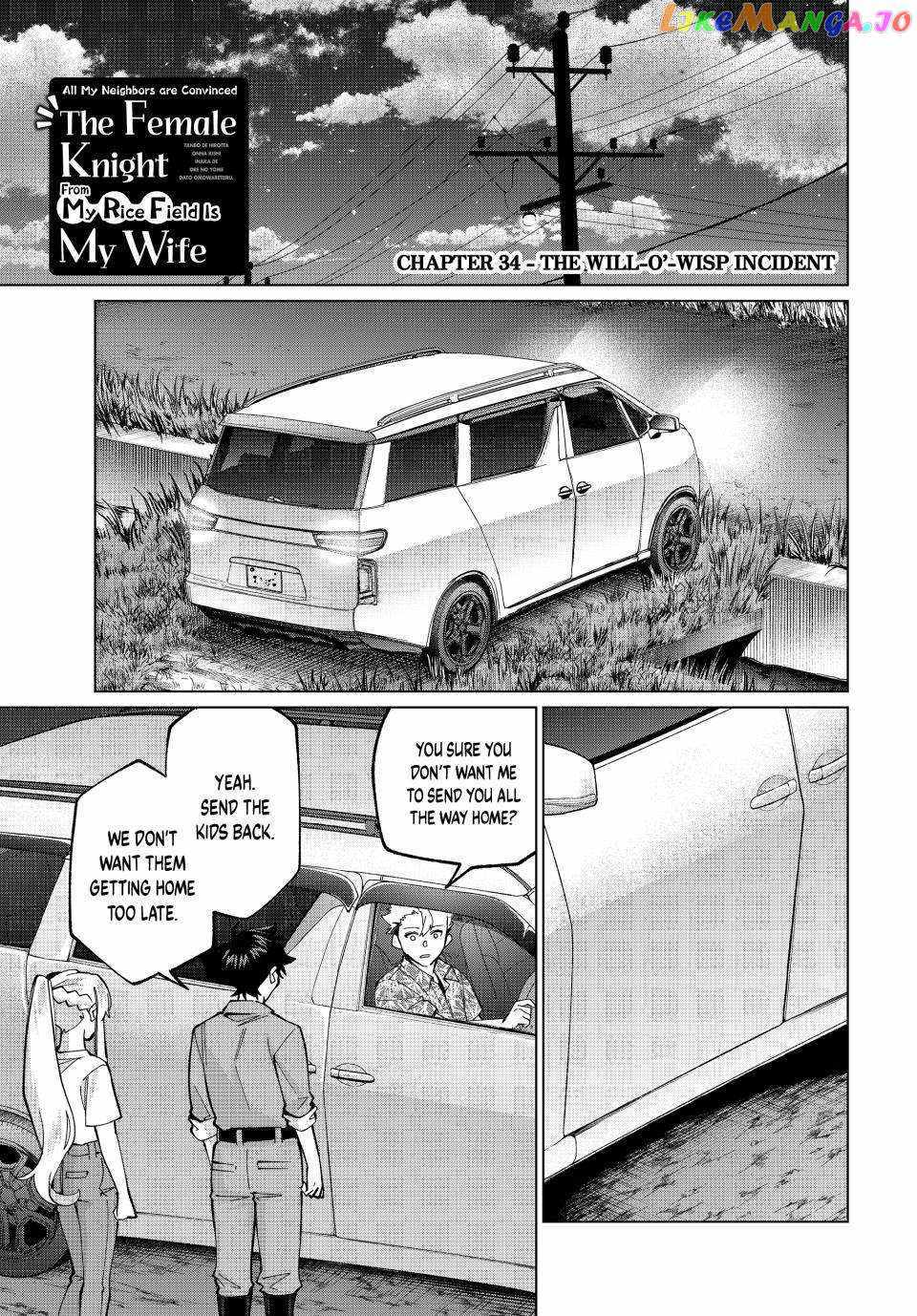 Tanbo de Hirotta Onna Kishi, Inaka de Ore no Yome da to Omowareteiru Chapter 34 page 3 - 