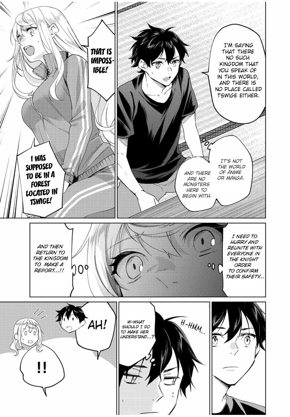 Tanbo de Hirotta Onna Kishi, Inaka de Ore no Yome da to Omowareteiru Chapter 4 page 8 - 