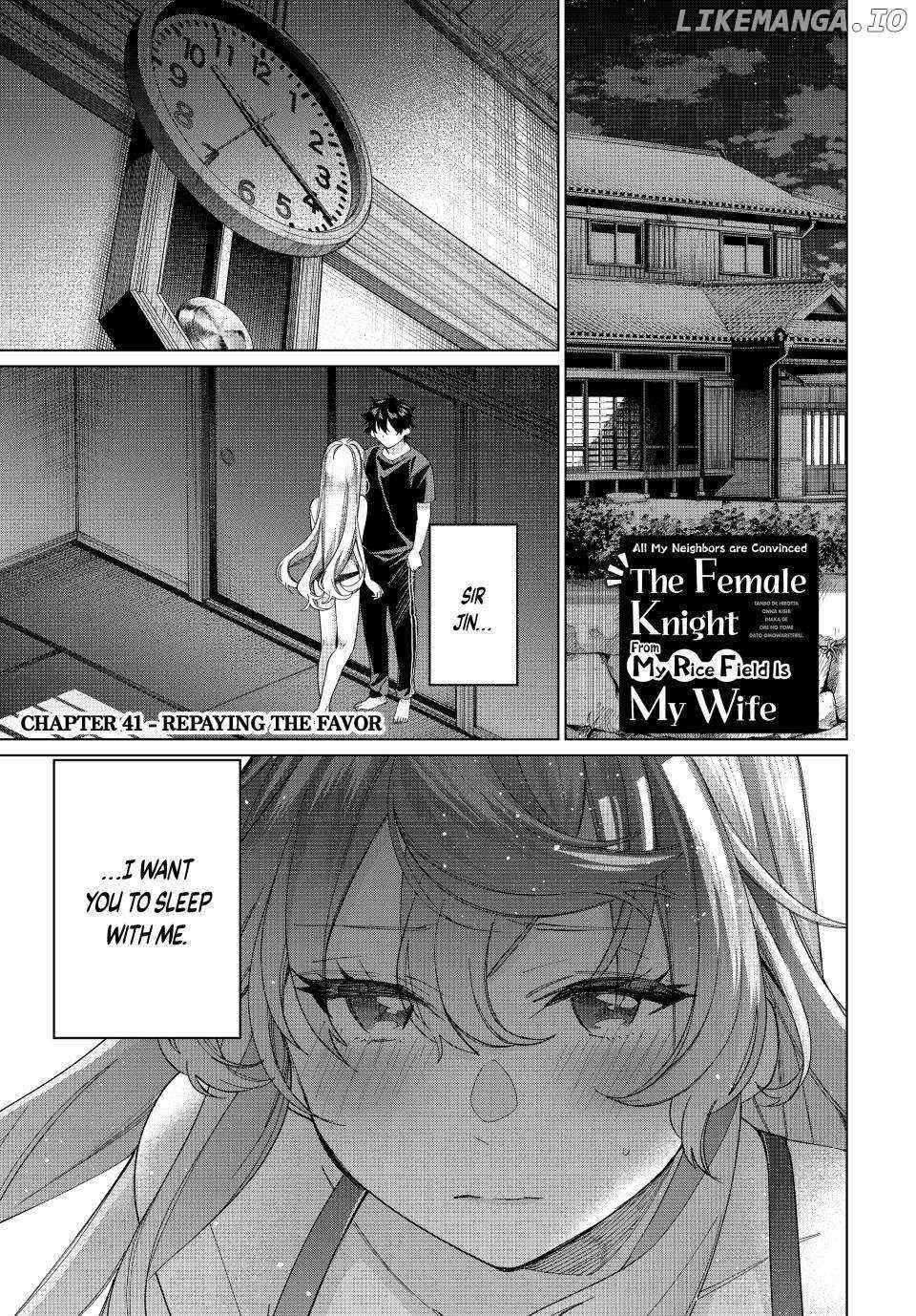 Tanbo de Hirotta Onna Kishi, Inaka de Ore no Yome da to Omowareteiru Chapter 41 page 3 - 