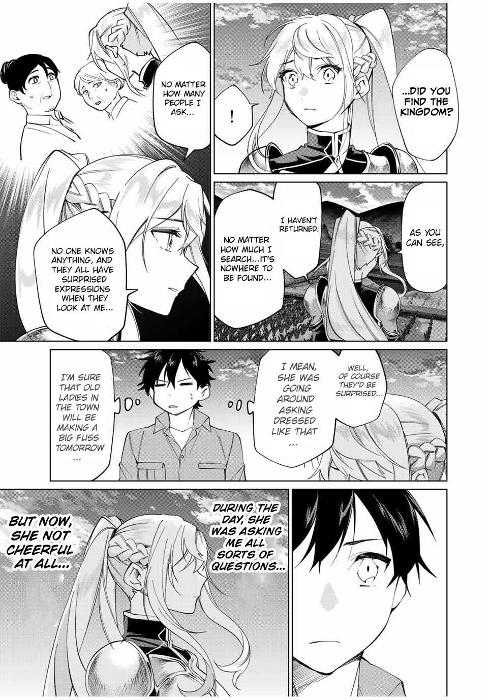 Tanbo de Hirotta Onna Kishi, Inaka de Ore no Yome da to Omowareteiru Chapter 5 page 9 - 