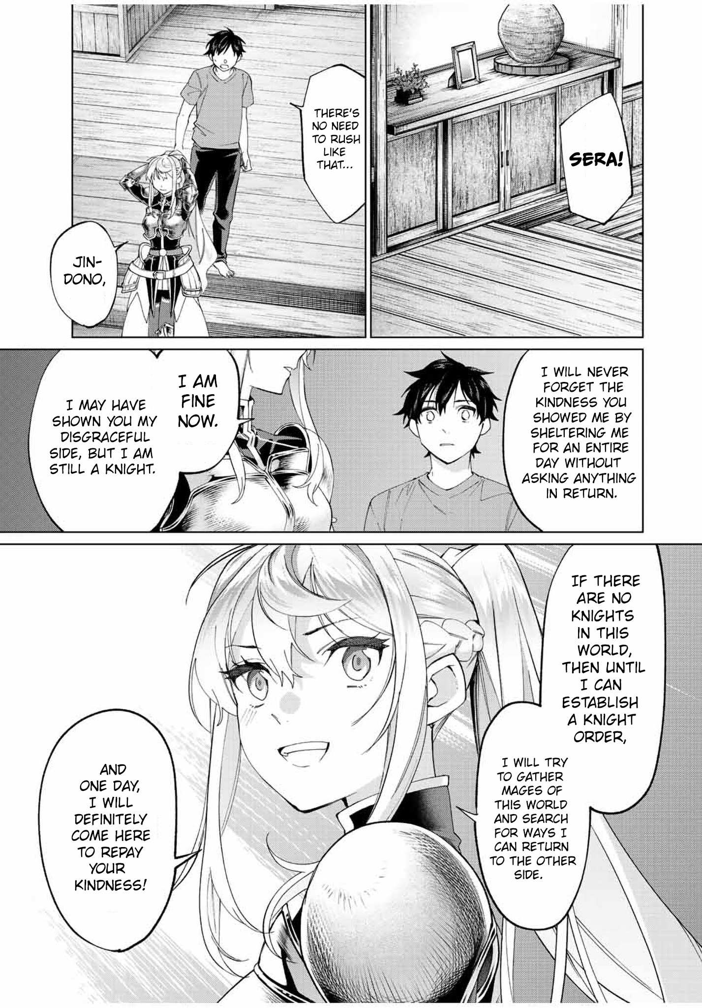 Tanbo de Hirotta Onna Kishi, Inaka de Ore no Yome da to Omowareteiru Chapter 7 page 11 - 